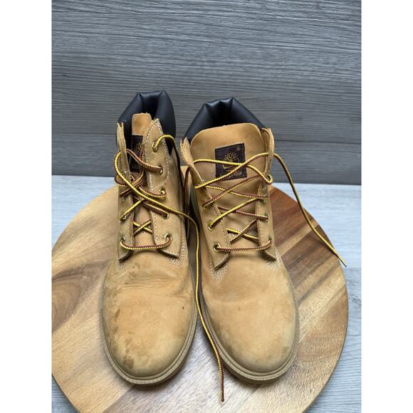 Timberland Wheat 6 Inch Classic Wheat 10960 Youth Boots Size 4.5 - Picture 4 of 8